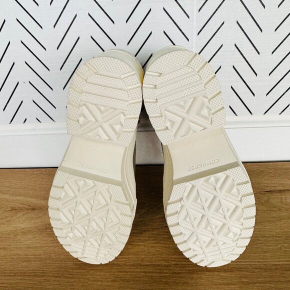 ⭐Converse Chuck 70 De Luxe Heel Platform Hi Sz 5.5 Men Shoes Boots Olive A11175C - Picture 4 of 9